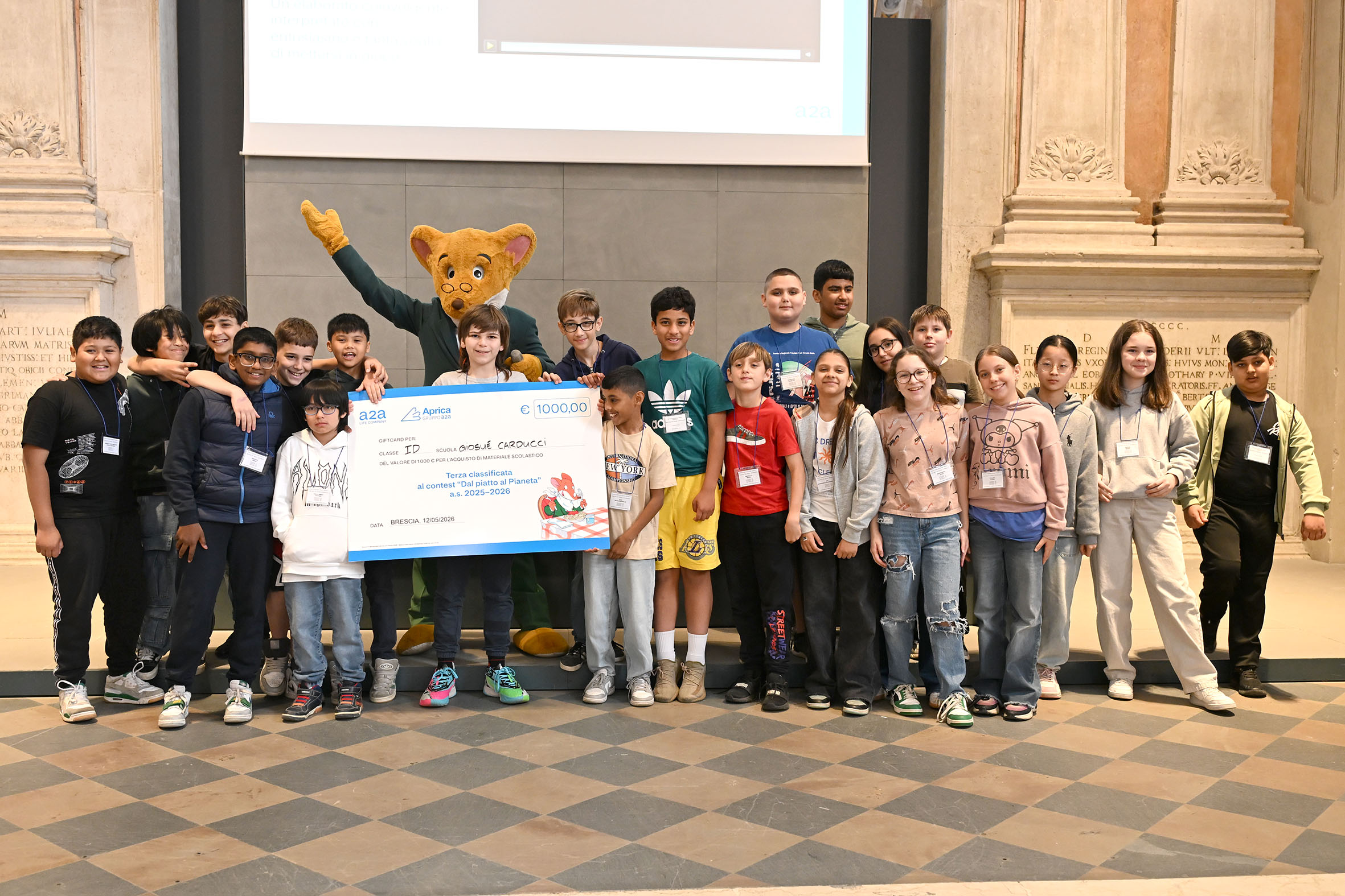 Contest "Dal piatto al Pianeta" - scuola terza classificata